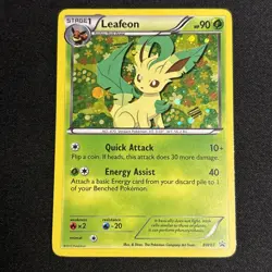 Leafeon BW87 HOLO Promo Sylveon Collection Pokemon Card Moderately Played - Image 2