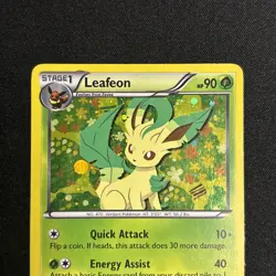 Leafeon BW87 HOLO Promo Sylveon Collection Pokemon Card Moderately Played - Image 4