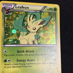 Leafeon BW87 HOLO Promo Sylveon Collection Pokemon Card Moderately Played - Image 5
