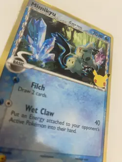 Celebrations Mimikyu SWSH136 SWSH: Sword & Shield Promo Cards Holo MP 401 - Image 4