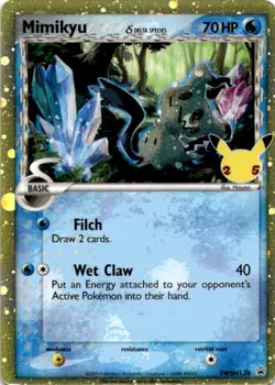 Mimikyu (Delta Species) Promo SWSH: Sword & Shield Promo Cards SWSH136 NM - Image 1
