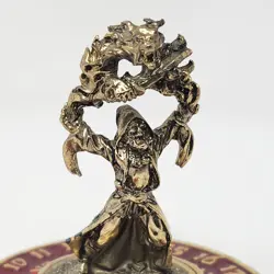 Scrye Life Counter Reaper Miniatures (1994) MTG Magic The Gathering Red Gold - Image 2