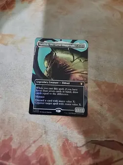 Kozilek, The Great Distortion Borderless Foil Commander Masters MTG NM - Image 1