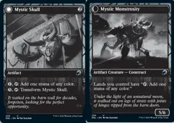 MTG Mystic Skull // Mystic Monstrosity - Foil, Innistrad: Double Feature, Modera - Image 1
