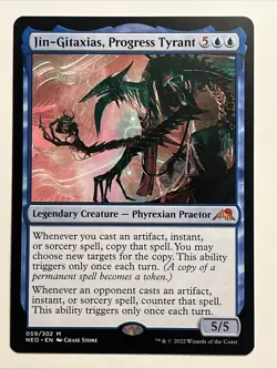Jin-Gitaxias, Progress Tyrant (059) Kamigawa: Neon Dynasty NEO MTG - Image 1