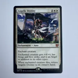 Angelic Destiny - #60 NM Commander: Wilds of Eldraine Magic The Gathering MTG - Image 1