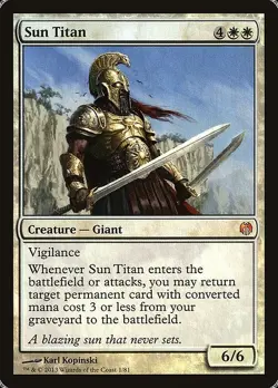 Sun Titan Foil - Duel Decks: Heroes Vs. Monsters MTG-MP - Image 1