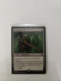 Magic The Gathering Near Mint Vorpal Sword Forgotten Realms - Image 1