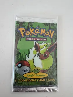 1999 Pokemon Jungle 1st Edition Booster Pack Flareon Vintage WOTC - Image 1