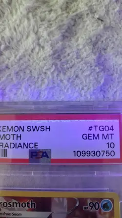 2022 Pokemon SWSH Frosmoth TG04/TG30 Astral Radiance PSA 10 FA Full Art Trainer - Image 3