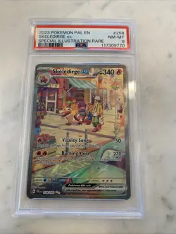 2023 POKEMON PAL EN-PALDEA EVOLVED #258 SKELEDIRGE ex SPECIAL ILLUSTRATION RARE - Image 1