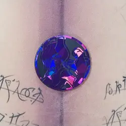 Pokemon TCG Collectors Flip Coin, Mewtwo Purple Shard Cracked Ice Holo NM - Image 1