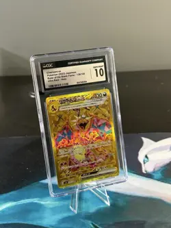 CGC 10 Charizard ex Pokemon (2023) Japanese Ruler of the Black Flame - 139/108 - Image 1