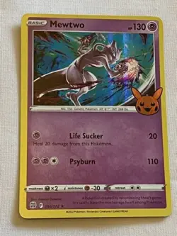 Pokemon TCG Mewtwo Holo Promo (Trick or Trade Halloween) 056/172 A38 - Image 1