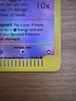 Pokemon TCG Exeggcute Aquapolis 77/147 Reverse Holo - MINT CONDITION! - Image 5