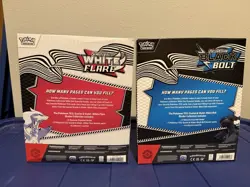 Lot of 2 Pokemon Black Bolt White Flare Binder Collections - Image 3