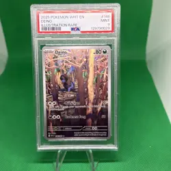 2025 POKEMON WHT EN-WHITE FLARE ILLUSTRATION RARE #146 DEINO PSA 9 - Image 1