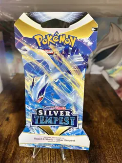 Pokemon TCG Silver Tempest Sealed Booster Pack Lucia Artwork - Image 1
