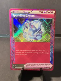 Pokemon TCG Sparkling Crystal 142/142 Sv07: Stellar Crown Holo Ace SPEC Rare NM - Image 1