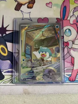 Pokemon TCG - Quaxly - 206/193 - Paldea Evolved - NM Illustration Rare (2023) - Image 1