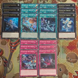 3 x Exosister Kaspitell MP23-EN257 Ultra + 15cd Super/Rare/Cmn Core YuGiOh Mint - Image 1
