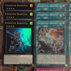 3 x Exosister Kaspitell MP23-EN257 Ultra + 15cd Super/Rare/Cmn Core YuGiOh Mint - Image 2