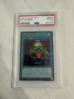 Yu-Gi-Oh Pot of Greed Psa 10 - Image 1