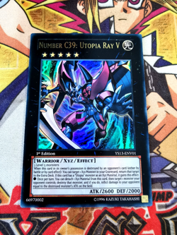 Number C39: Utopia Ray ys13-env01 1st Edition (NM+) Ultra Rare Yu-Gi-Oh! - Image 1