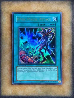 Yugioh Dark Magic Attack AST-095 Ultra Rare 1st Ed MP - Image 1