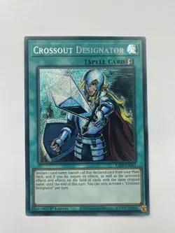 YUGIOH CROSSOUT DESIGNATOR SECRET RARE NM RA02-EN063 - Image 1