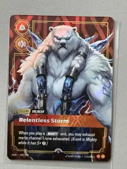 Volibear Riftbound English Promo card 249/298 PRERELEASE League Of Legends Foil - Image 1