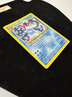 Pokemon TCG Feraligatr Neo Genesis Holo Unlimited Rare Card 4/111 LP Condition - Image 3