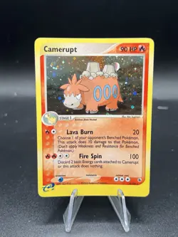 Pokemon TCG Card - Camerupt 4/109 Ruby and Sapphire Holo Rare Vintage NM BA3 - Image 1