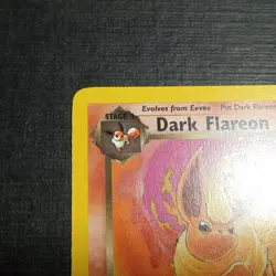 Dark Flareon 35/82 - UNCOMMON - Team Rocket - VINTAGE WOTC POKEMON CARD - NM - Image 4