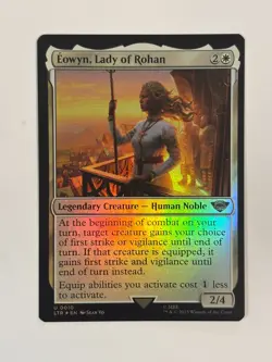 Eowyn, Lady of Rohan Universes Beyond Lord of the Rings Foil Magic MTG Card - Image 1