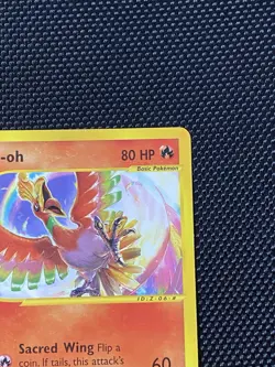Pokemon TCG Ho-Oh Black Star Promo Card 52/53 WOTC Pokemon LP - Image 3
