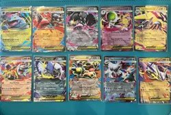 Pokemon TCG Mega Evolutions Complete EX Set 10x Cards NM-M Condition - Image 1