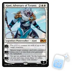 AJANI, ADVERSARY OF TYRANTS Core Set 2019 M19 Planeswalker Magic MTG MINT CARD - Image 1