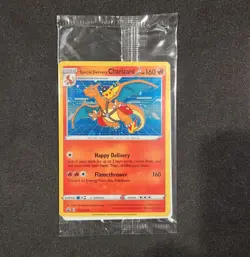 Special Delivery Charizard SWSH075 Sealed Holo Pokemon Center Promo Card 2022 - Image 1