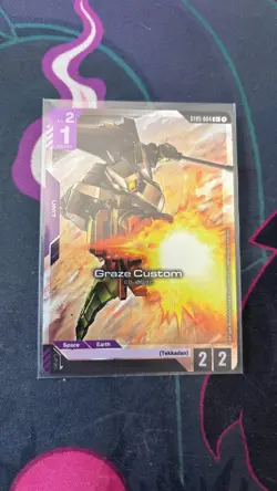Gundam Card Game Graze Custom Alt Art C+ ST05-004 - Image 1