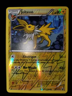 Jolteon 37/108 Reverse Holo Pokemon TCG Card Black White Dark Explorers NM - Image 3