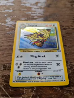 Pokemon TCG Jungle Pidgeot 8/64 Holo Rare Card 1999 Foil - Image 1