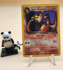 Dark Charizard 21/82 Team Rocket Set Rare Non-Holo Pokemon Card WOTC - Image 1