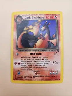 Dark Charizard 21/82 Team Rocket Set Rare Non-Holo Pokemon Card WOTC - Image 3