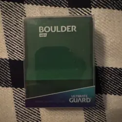ULTIMATE GUARD BOULDER EMERALD 40+ Standard Size DECK CASE Card Storage Box ccg - Image 1