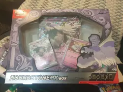Houndstone EX Box- No Booster Packs 3 Promo Cards 2x+1 Jumbo - Image 1