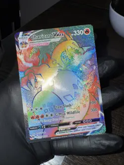 Pokemon TCG Champions Path Rainbow Charizard VMAX Secret Rare Card 74/73 NM - Image 5
