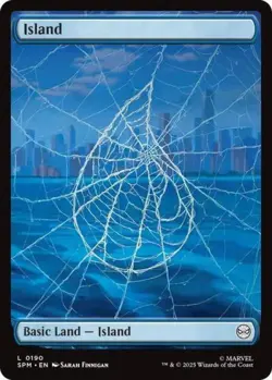 ~ Island (0190) ~ NM ~ Marvel's Spider-Man ~ MTG ~ - Image 1