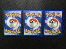 Pokemon TCG Base Set Unlimited Trainer 3 Card Mixed Lot Vintage WOTC NM/LP - Image 2