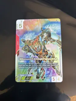 Gundam TCG Card Game Dual Impact GD02-038 LR++ GQuuuuuuX (Omega Psycommu) NM - Image 1